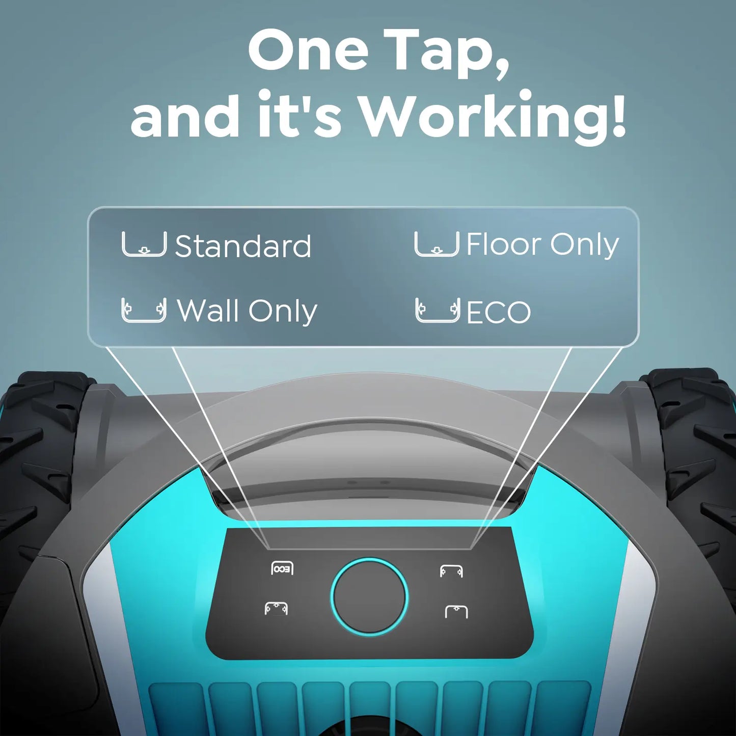 Talosbo Pleco Pro Cordless Robotic Pool Cleaner Gray