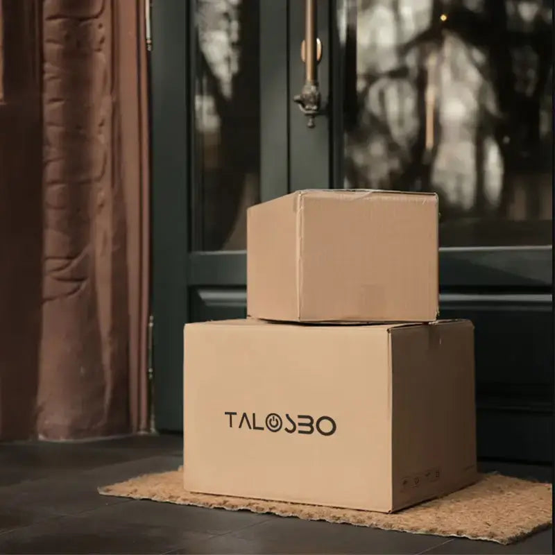 Talosbo shipping policy delivery box